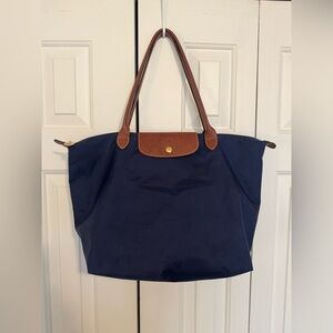 LONGCHAMP Le Pliage Original M Tote Bag in Navy
